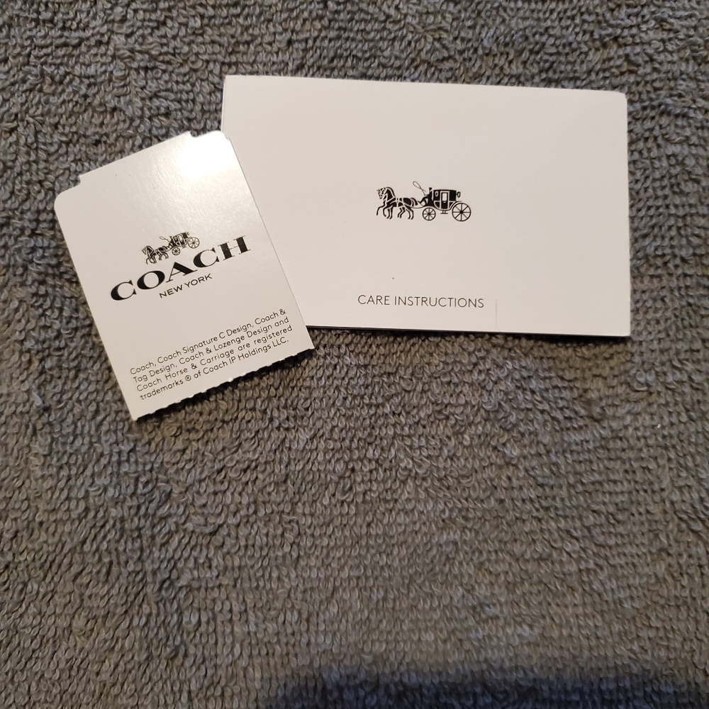 Coach zip long brown monogram Wristlet  wallet - Picture 5 of 7